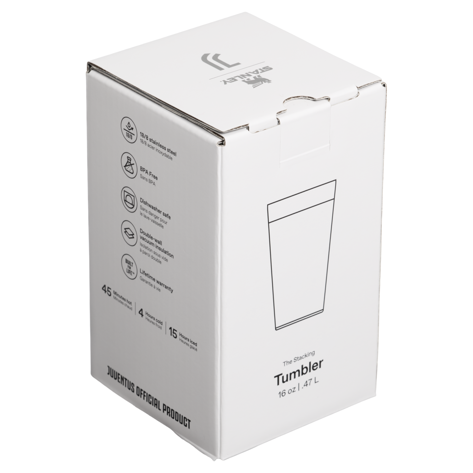 Stanley 1913 x Juventus Stay-Chill Stacking Pint - Image 2